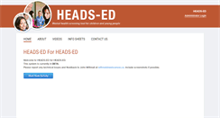 Desktop Screenshot of heads-ed.com
